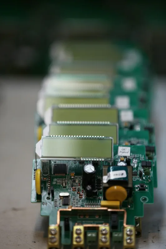 close up of computer RAM modules