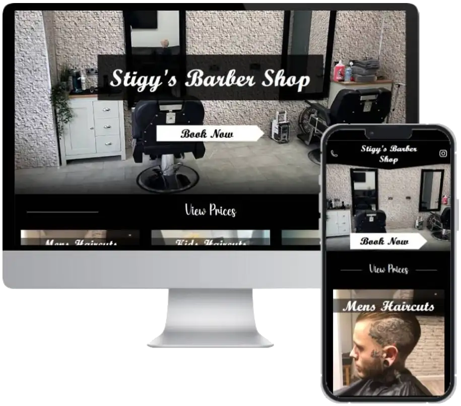 Sheffield Web Design Project - Stigy's Barbershop